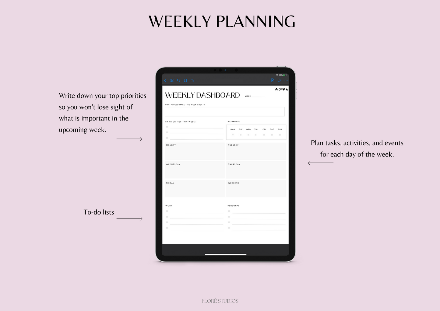 Weekly Dashboard